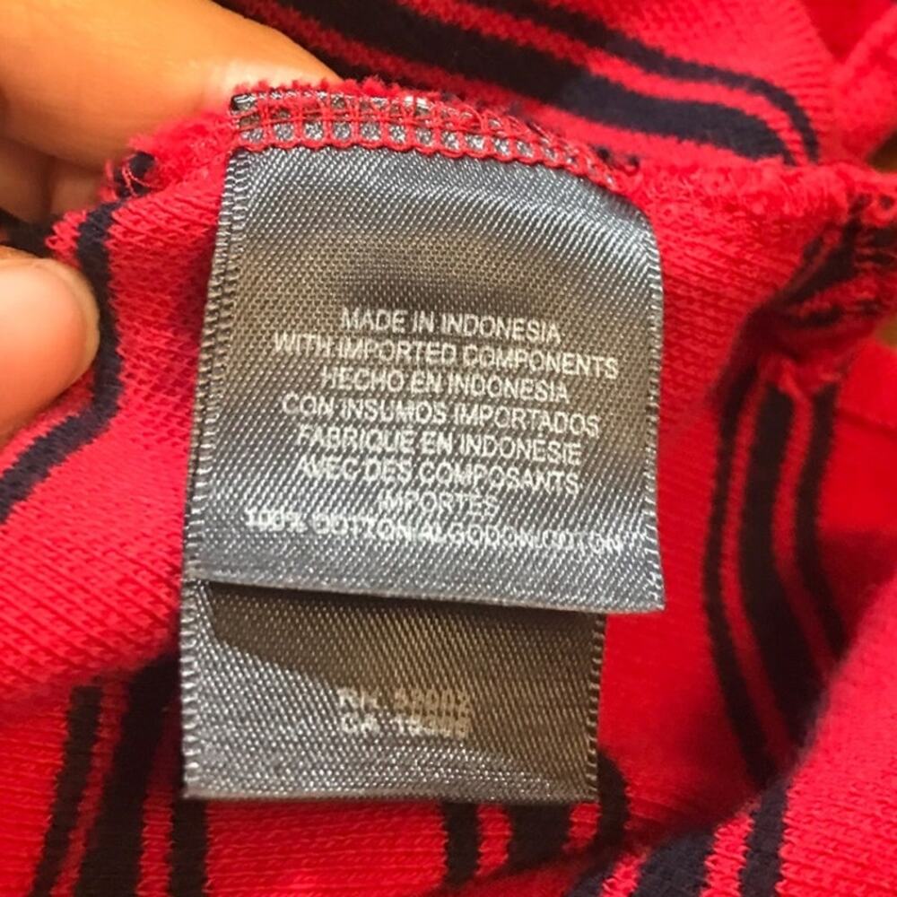 John Bartlett Striped Collared Button Up Short Sl… - image 4